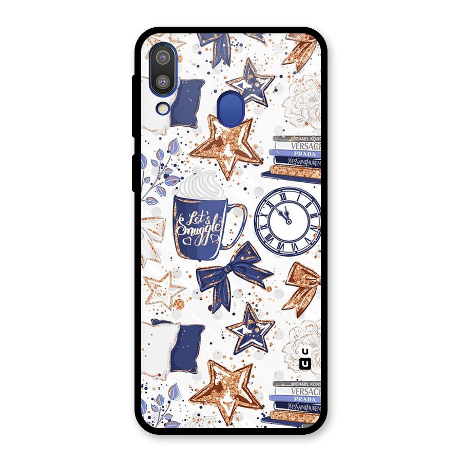 Lets Snuggle Glass Back Case for Galaxy M20