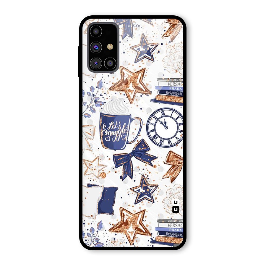 Lets Snuggle Glass Back Case for Galaxy M31s