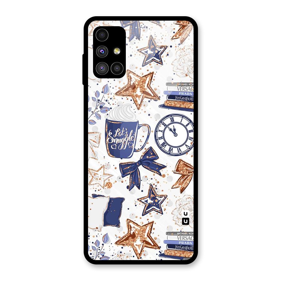 Lets Snuggle Glass Back Case for Galaxy M51