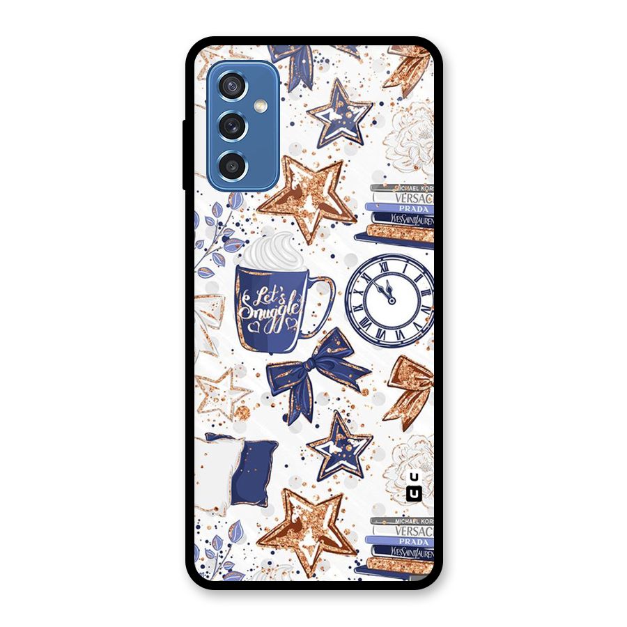 Lets Snuggle Glass Back Case for Galaxy M52 5G