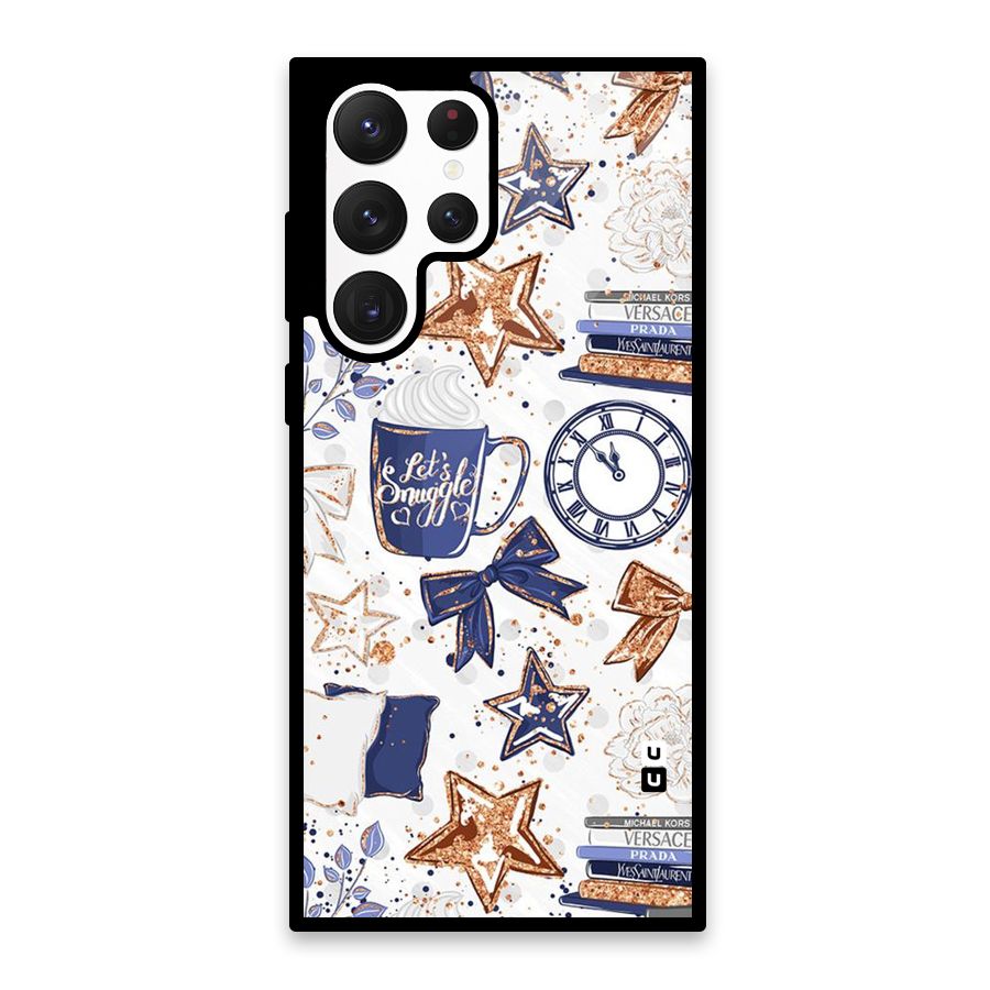 Lets Snuggle Glass Back Case for Galaxy S22 Ultra 5G