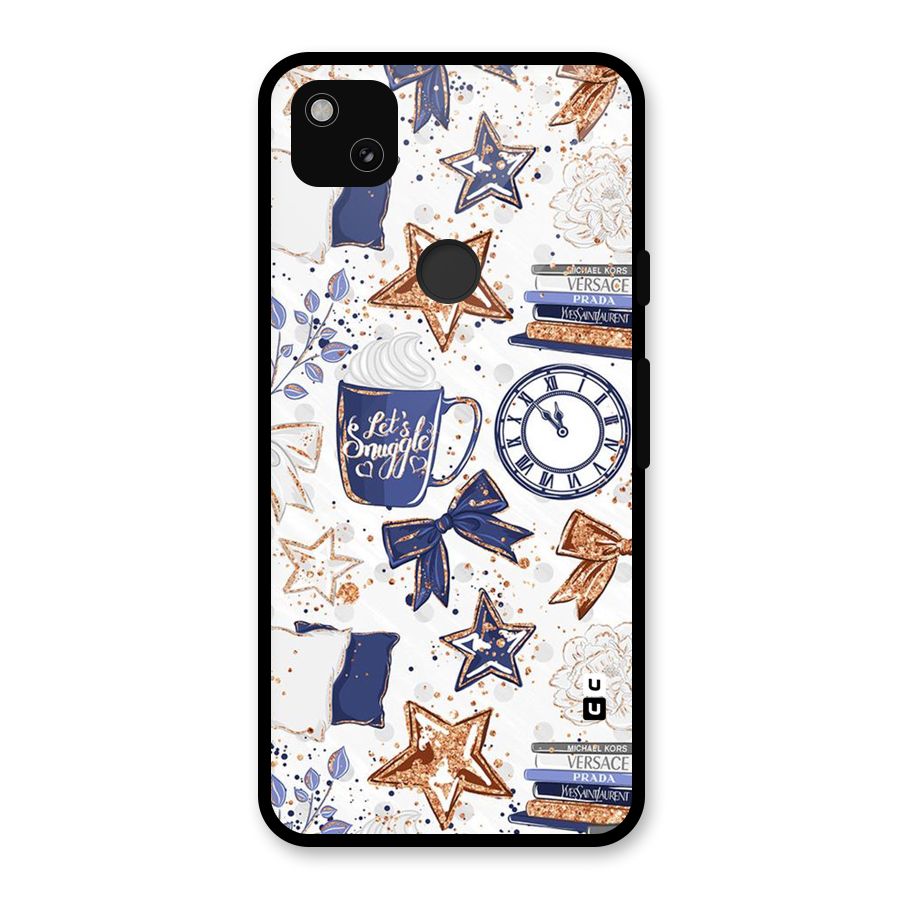 Lets Snuggle Glass Back Case for Google Pixel 4a