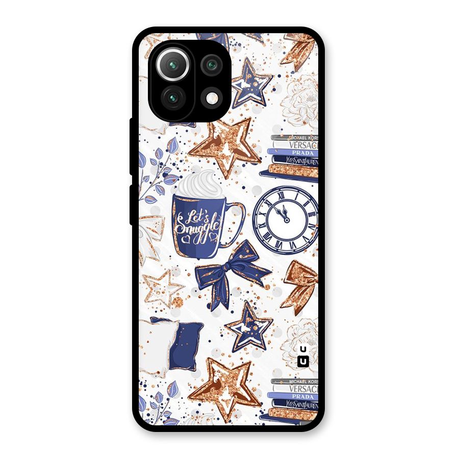 Lets Snuggle Glass Back Case for Mi 11 Lite NE 5G