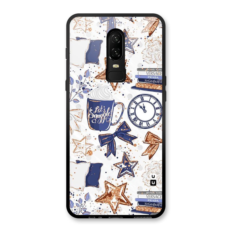 Lets Snuggle Glass Back Case for OnePlus 6