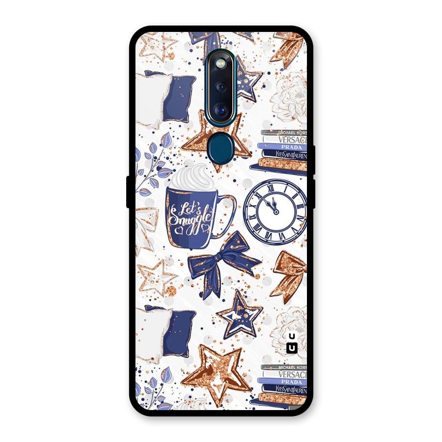 Lets Snuggle Glass Back Case for Oppo F11 Pro