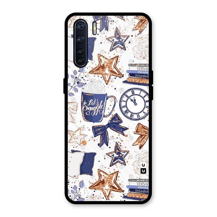 Lets Snuggle Glass Back Case for Oppo F15