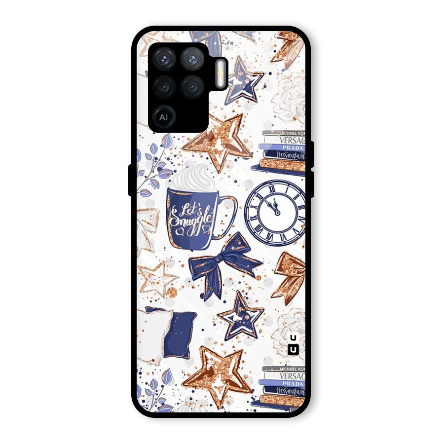 Lets Snuggle Glass Back Case for Oppo F19 Pro