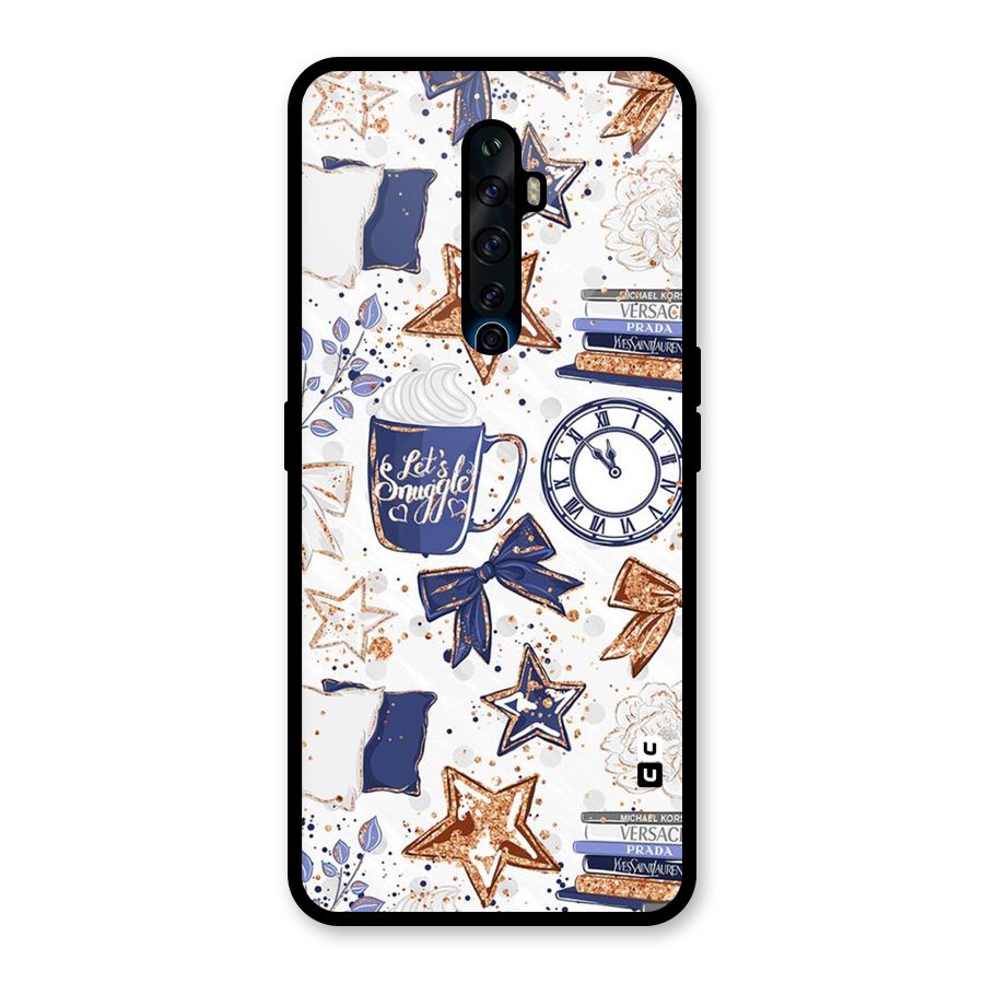 Lets Snuggle Glass Back Case for Oppo Reno2 F