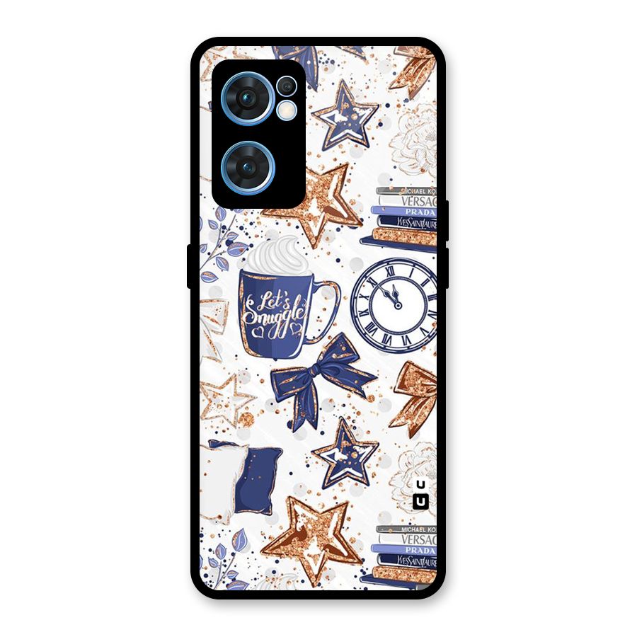 Lets Snuggle Glass Back Case for Oppo Reno7 5G