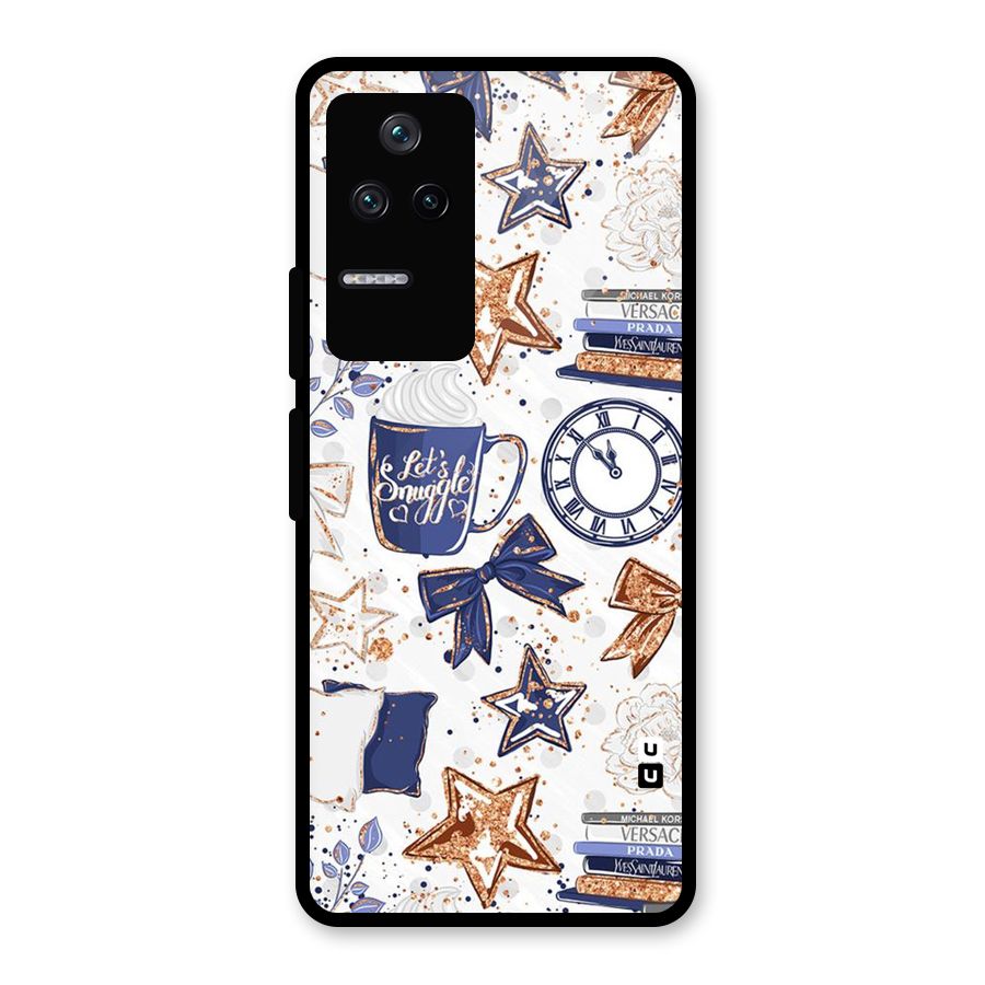 Lets Snuggle Glass Back Case for Poco F4 5G