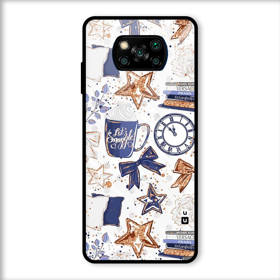 Lets Snuggle Glass Back Case for Poco X3
