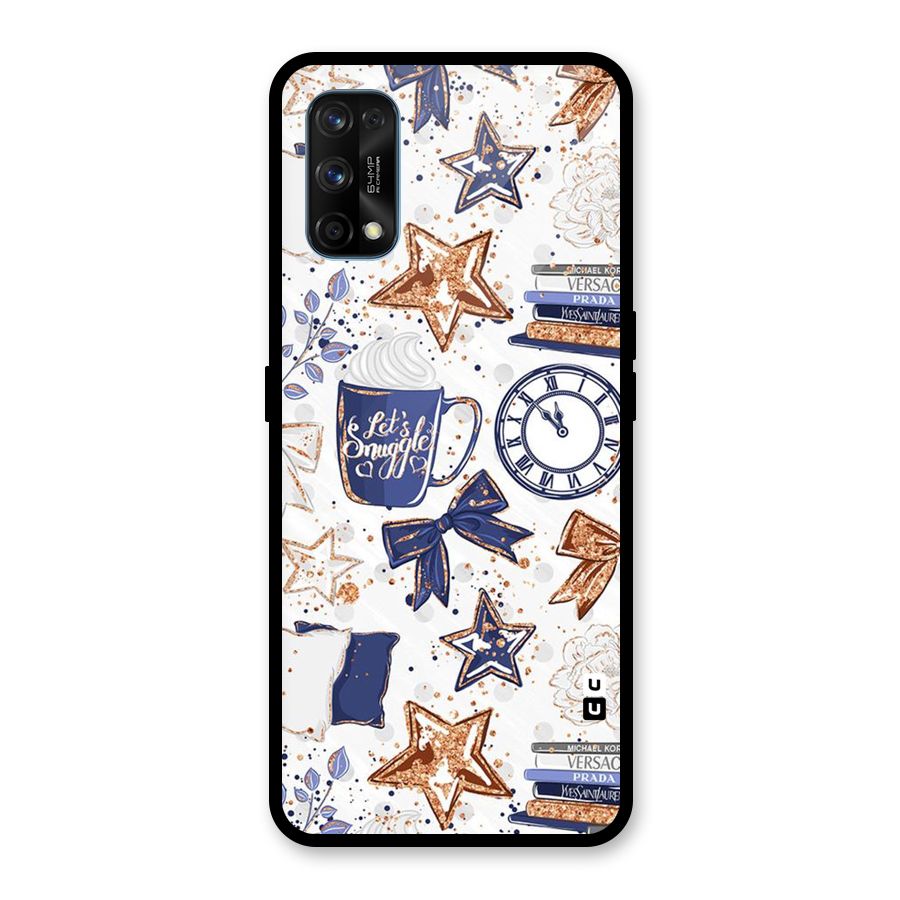 Lets Snuggle Glass Back Case for Realme 7 Pro