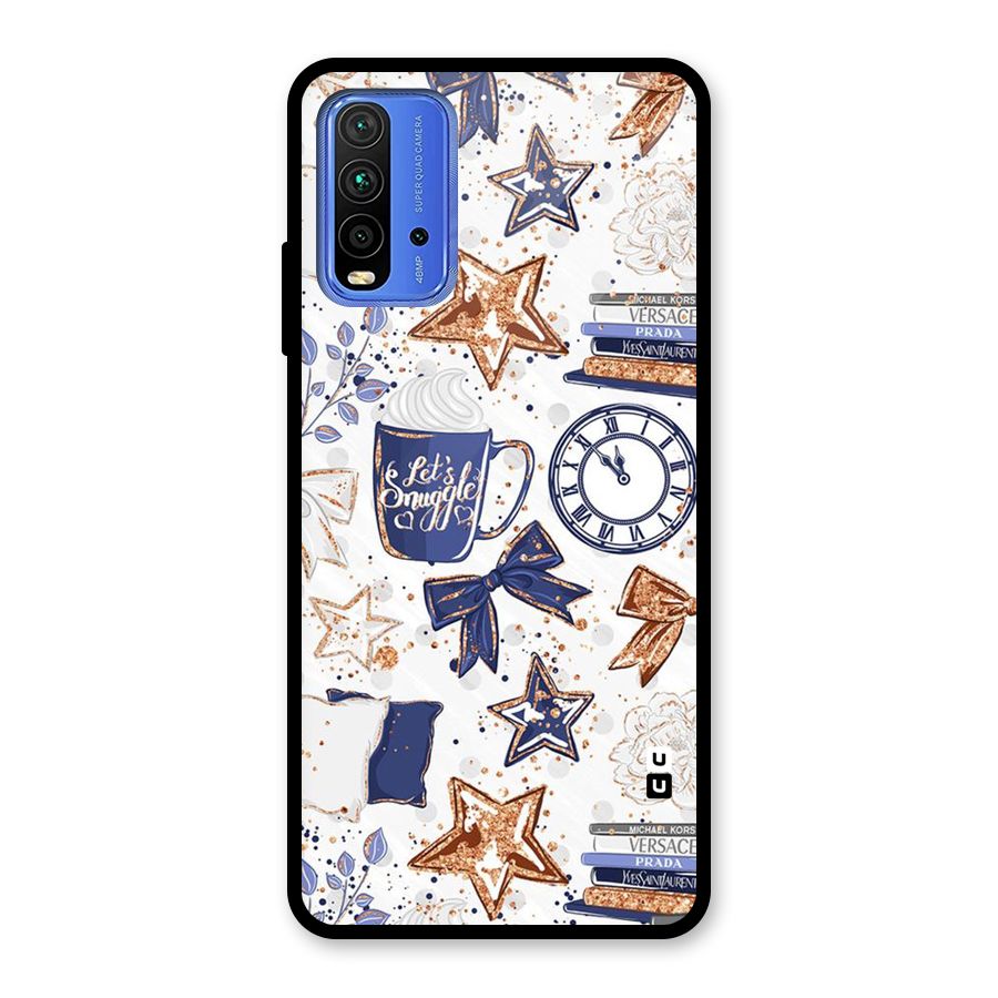 Lets Snuggle Glass Back Case for Redmi 9 Power