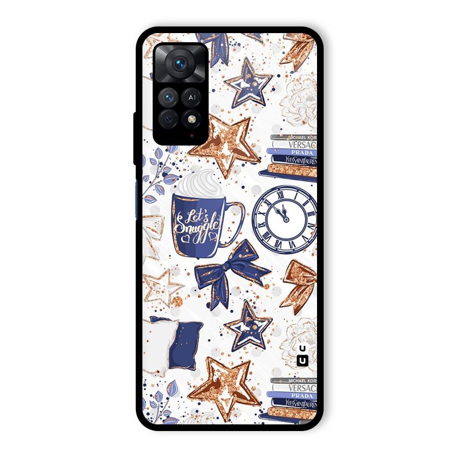 Lets Snuggle Glass Back Case for Redmi Note 11 Pro