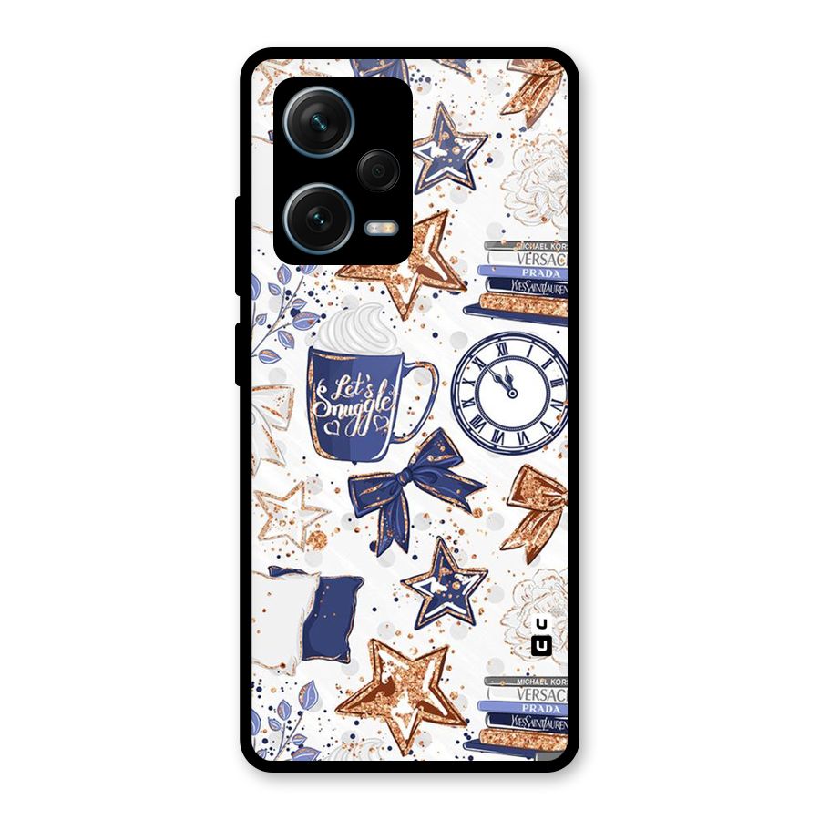 Lets Snuggle Glass Back Case for Redmi Note 12 Pro Plus 5G