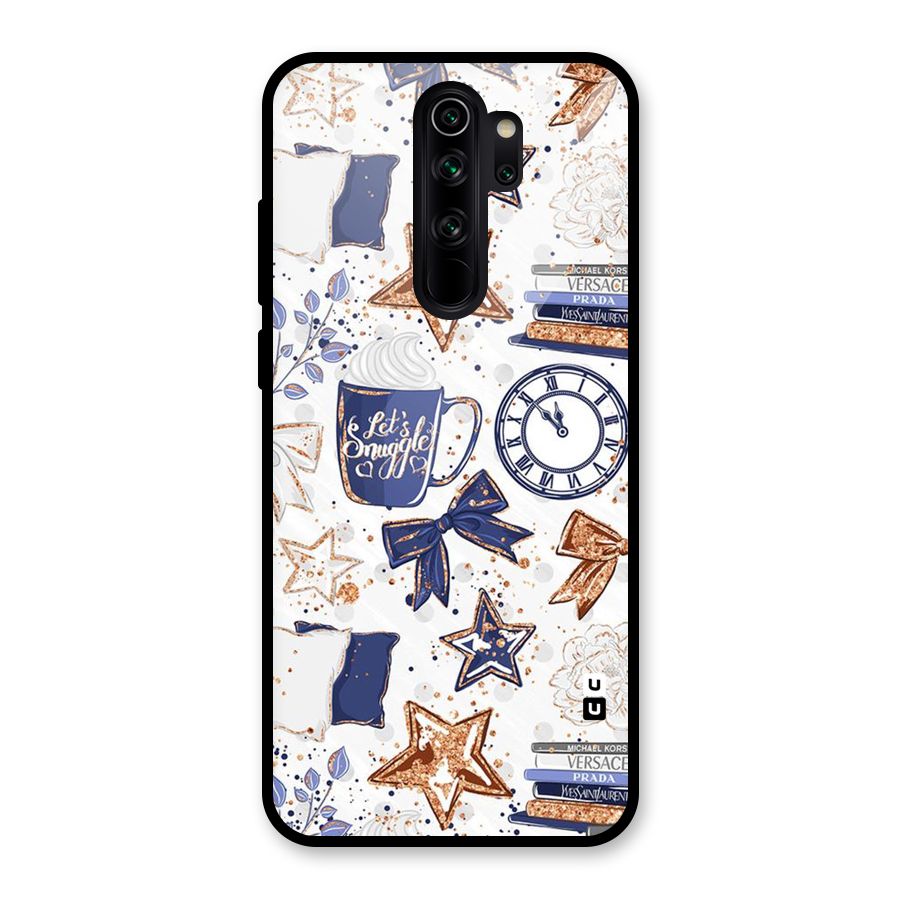 Lets Snuggle Glass Back Case for Redmi Note 8 Pro