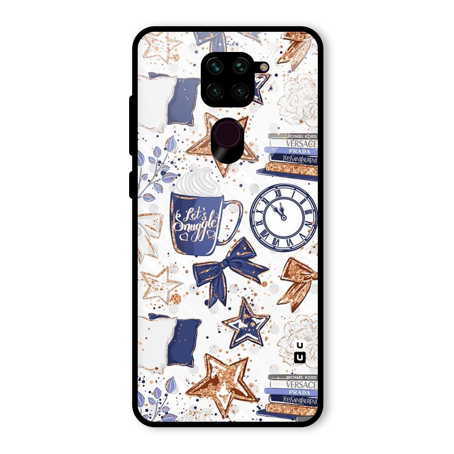 Lets Snuggle Glass Back Case for Redmi Note 9
