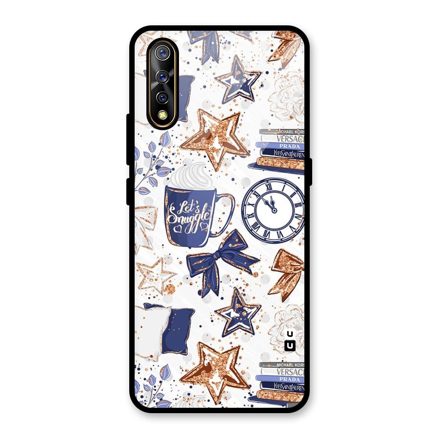 Lets Snuggle Glass Back Case for Vivo S1