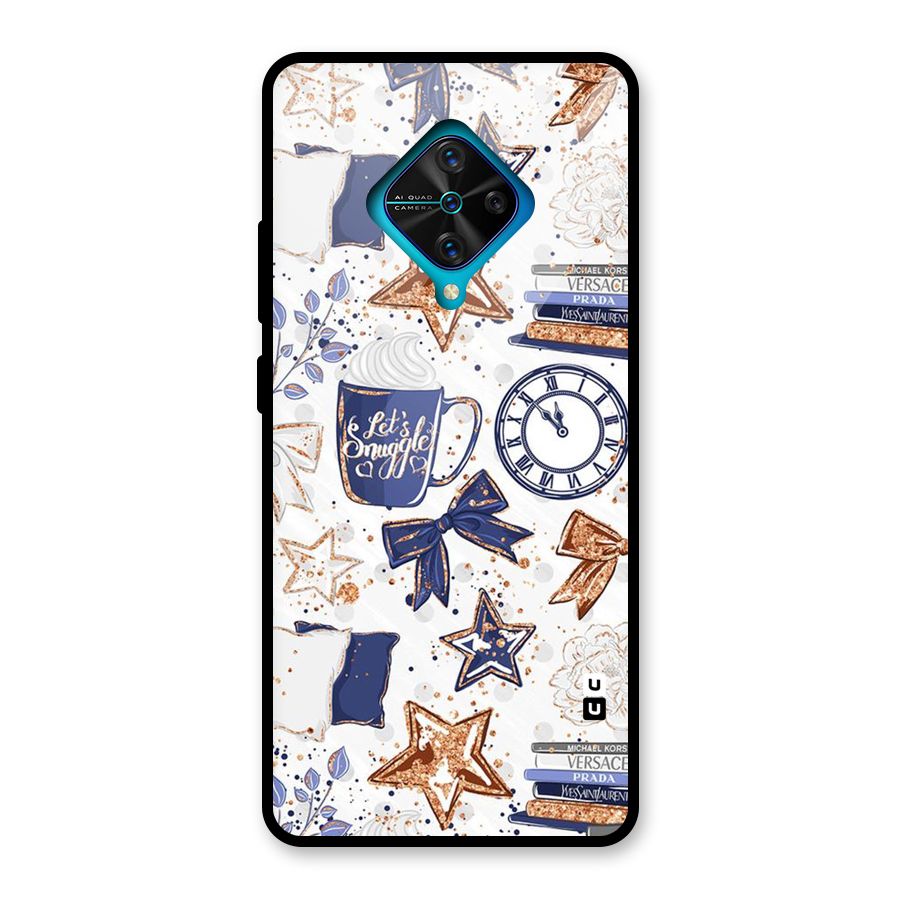 Lets Snuggle Glass Back Case for Vivo S1 Pro