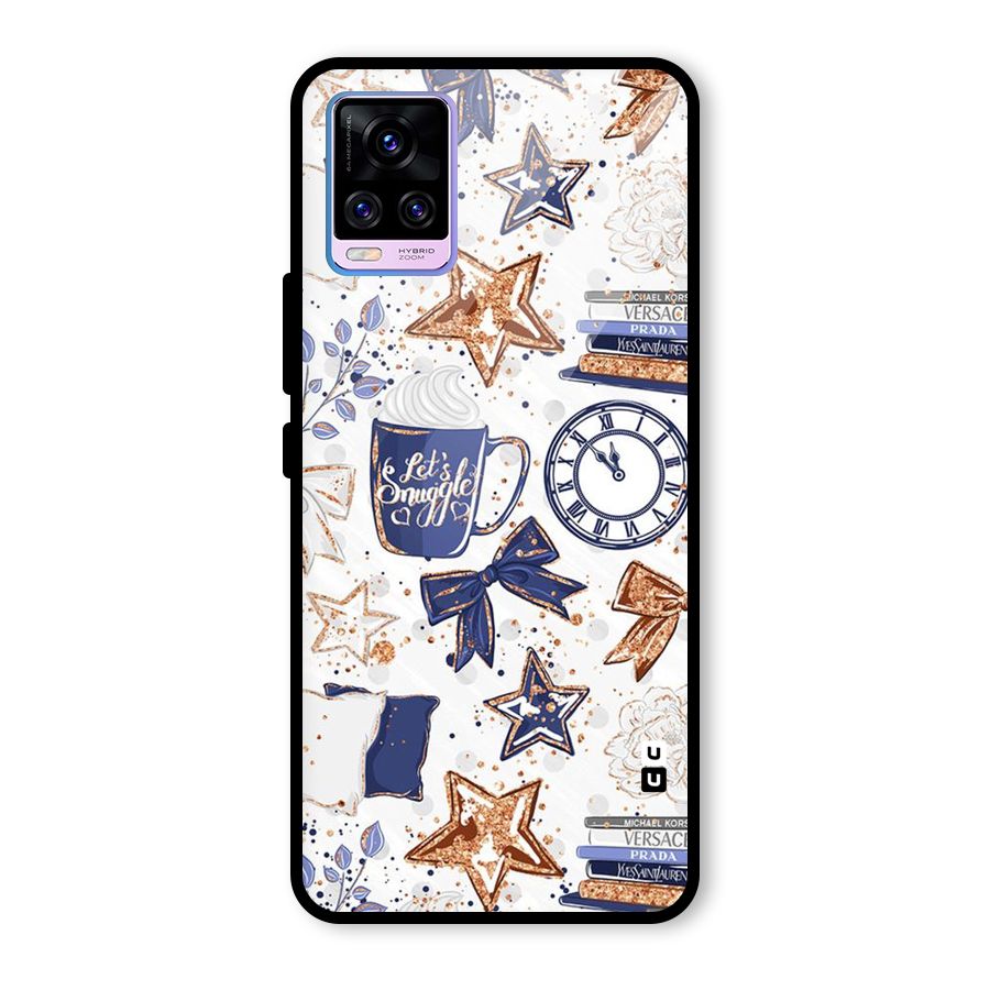 Lets Snuggle Glass Back Case for Vivo V20 Pro