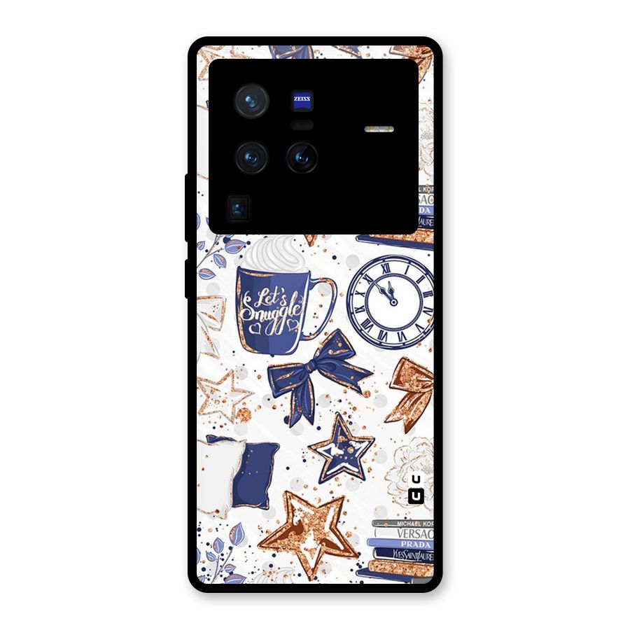 Lets Snuggle Glass Back Case for Vivo X80 Pro