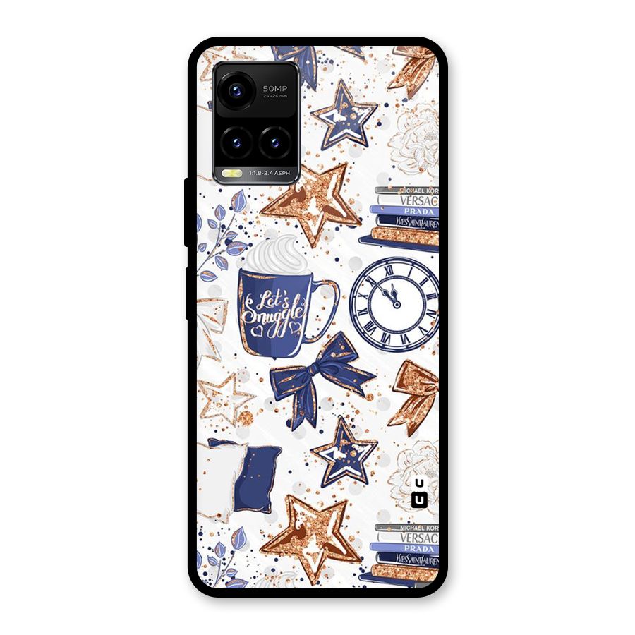 Lets Snuggle Glass Back Case for Vivo Y21T