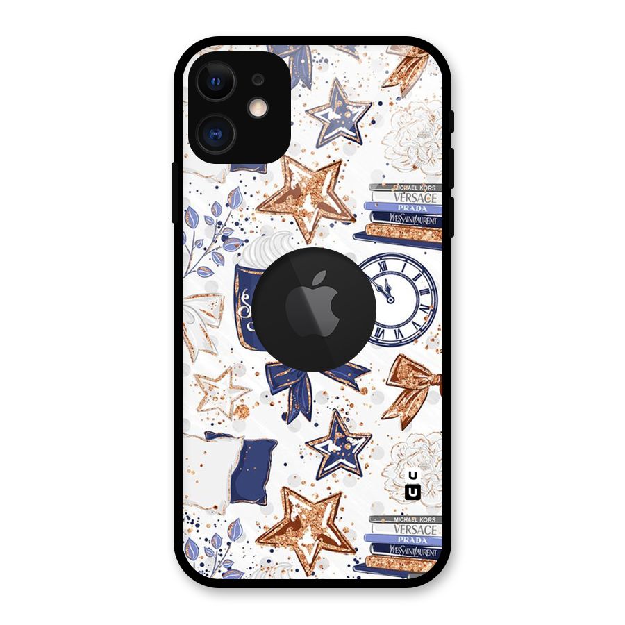 Lets Snuggle Glass Back Case for iPhone 11 Logo Cut