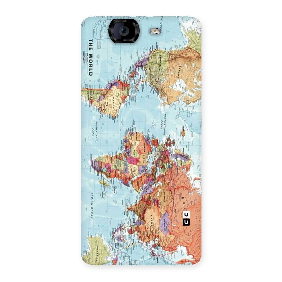 Lets Travel The World Back Case for Canvas Knight A350