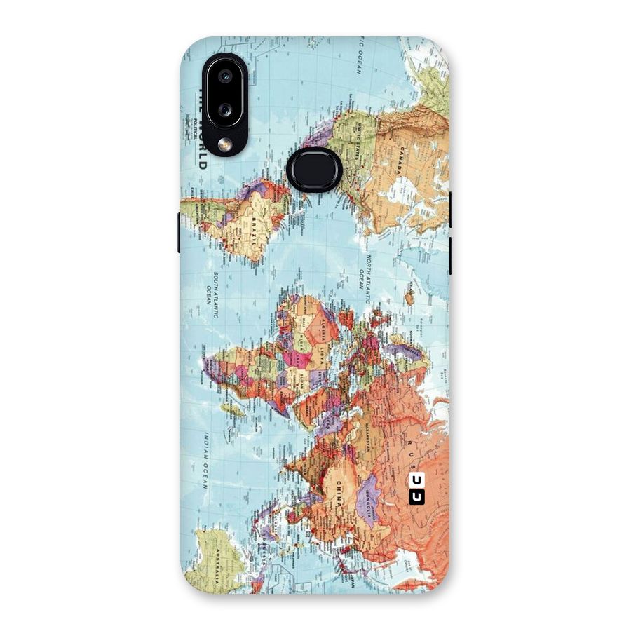 Lets Travel The World Back Case for Galaxy A10s