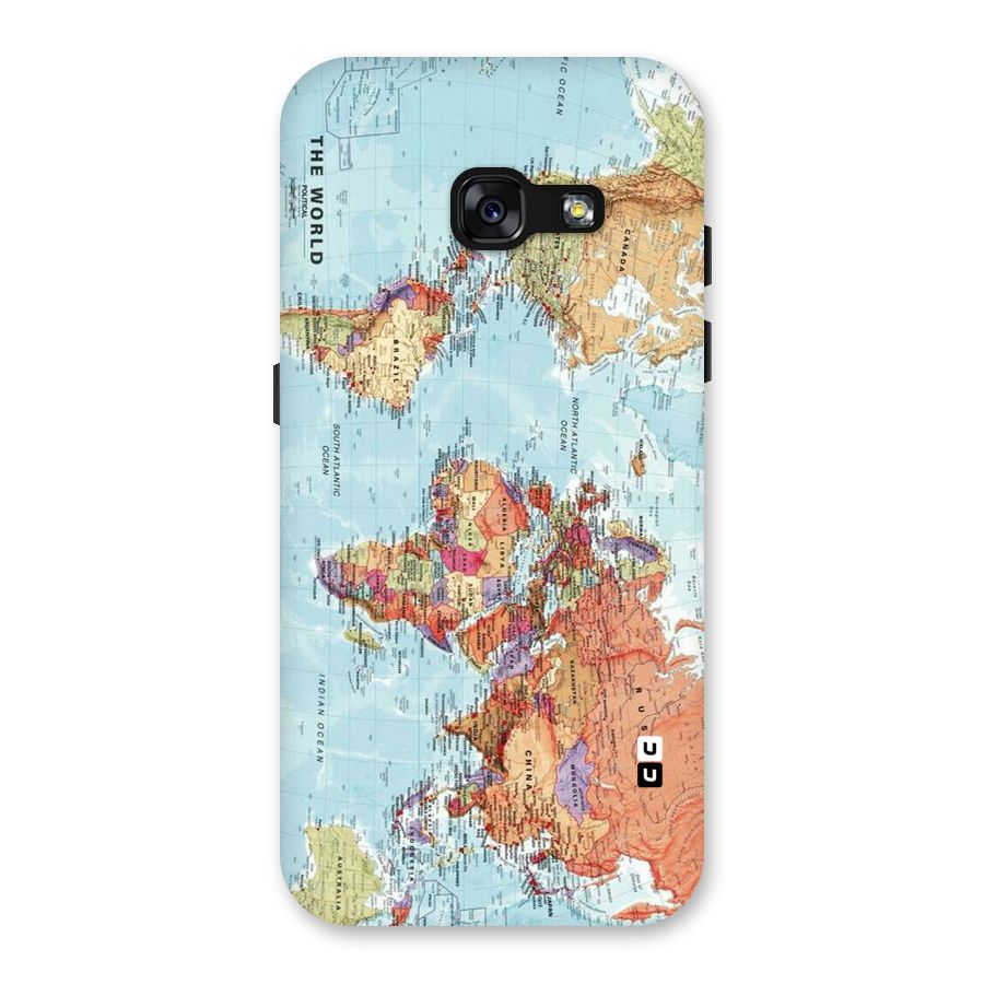 Lets Travel The World Back Case for Galaxy A3 (2017)