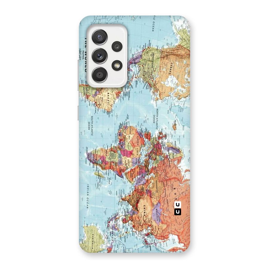 Lets Travel The World Back Case for Galaxy A52