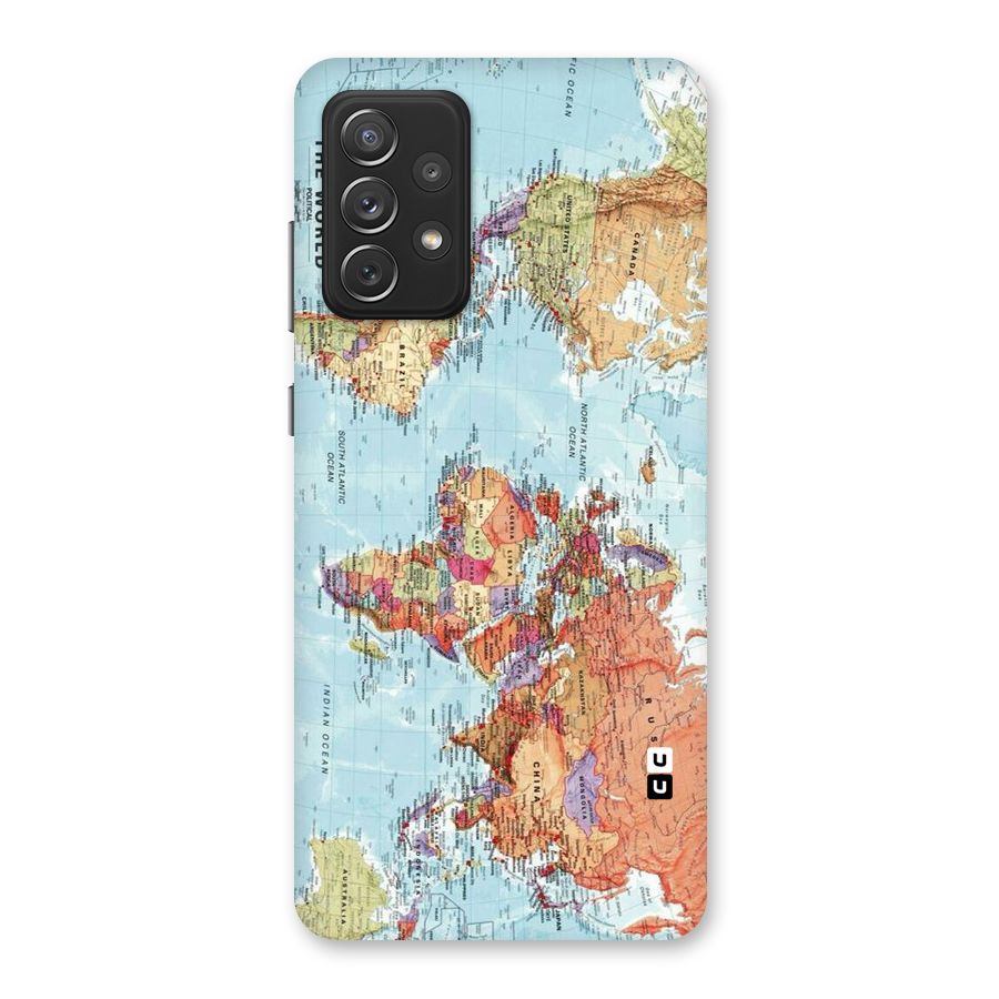 Lets Travel The World Back Case for Galaxy A72