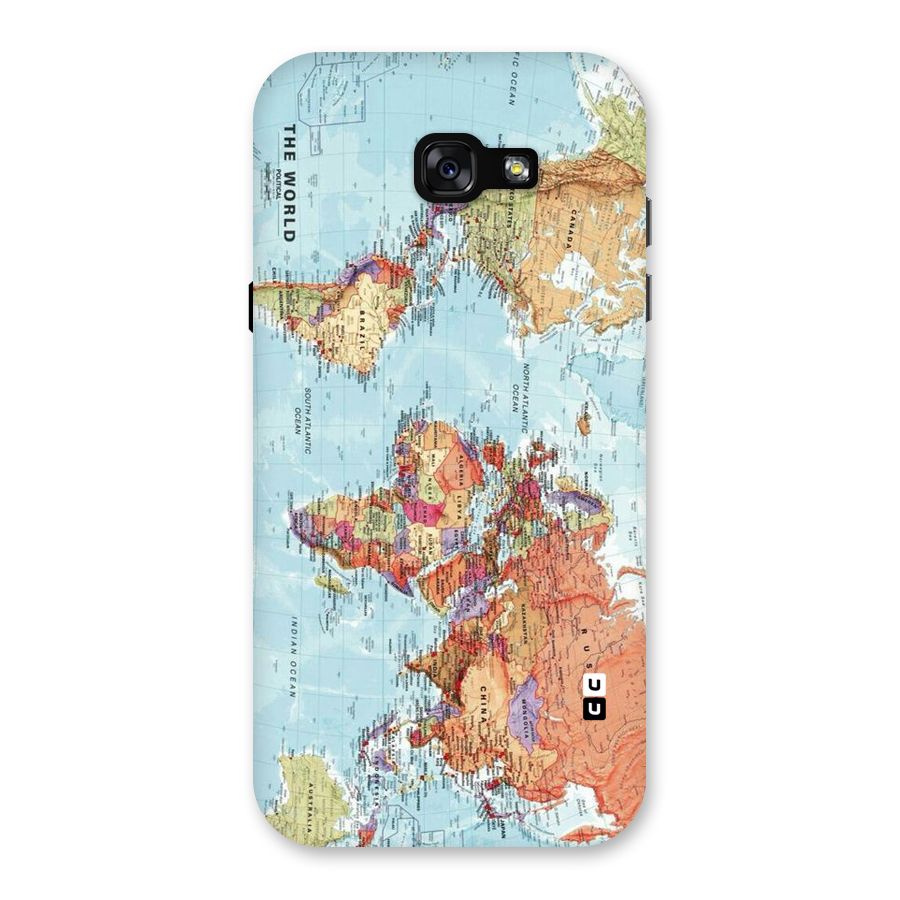 Lets Travel The World Back Case for Galaxy A7 (2017)