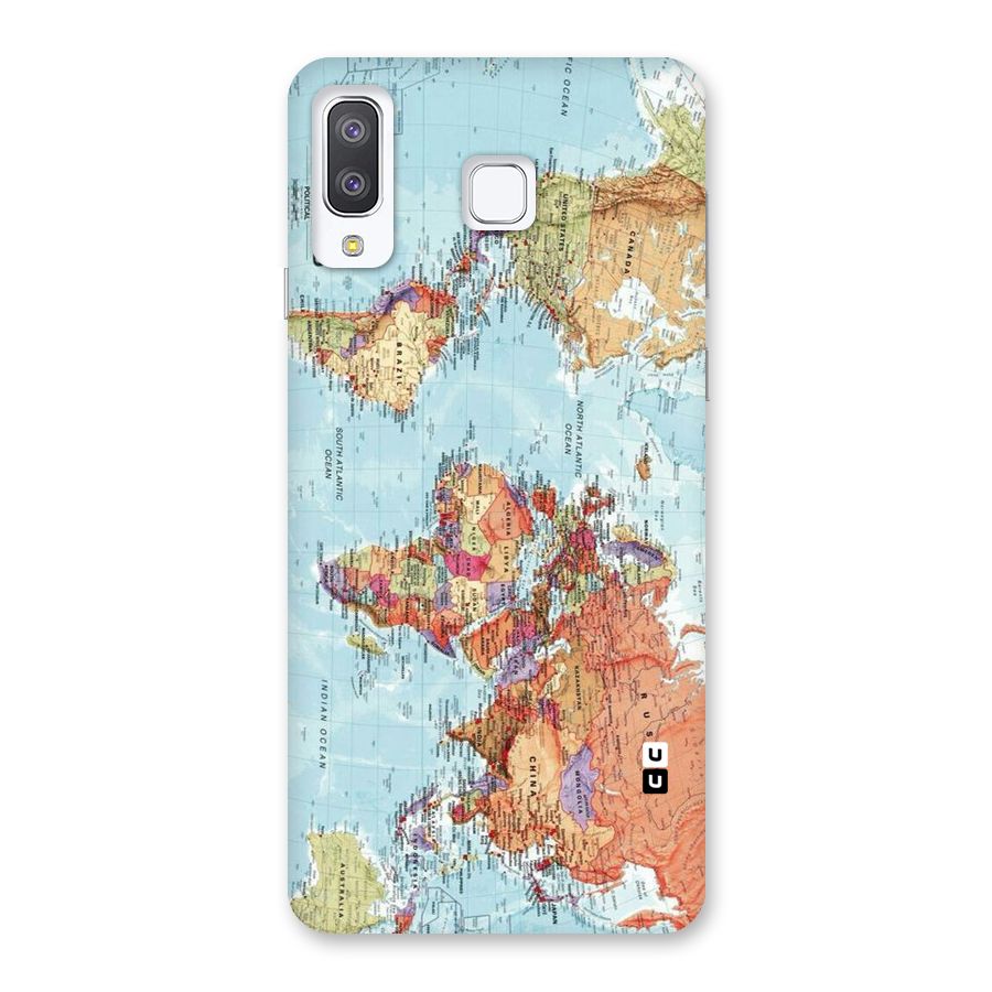 Lets Travel The World Back Case for Galaxy A8 Star