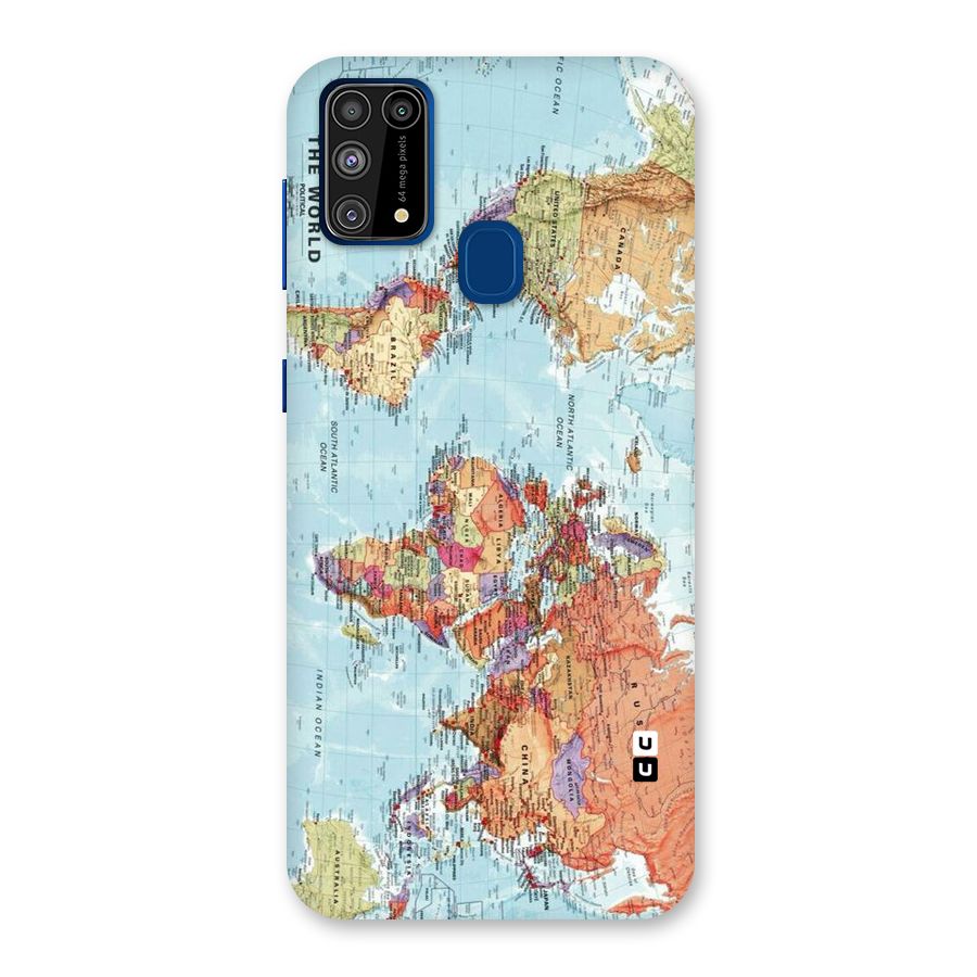 Lets Travel The World Back Case for Galaxy F41