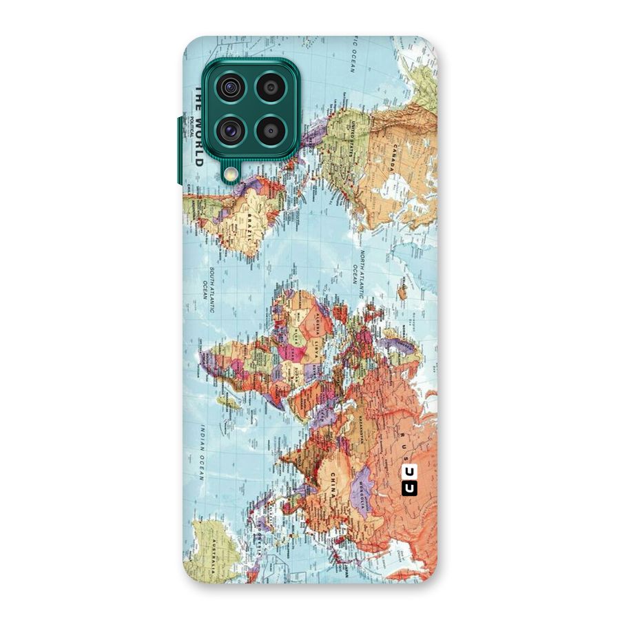 Lets Travel The World Back Case for Galaxy F62