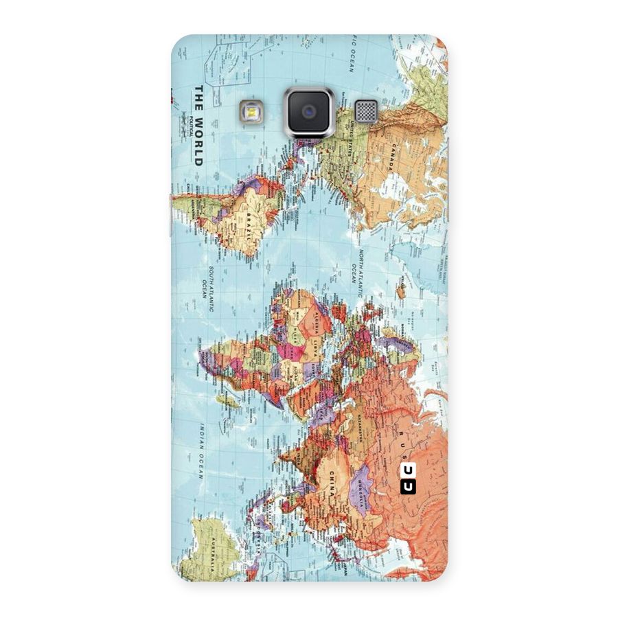 Lets Travel The World Back Case for Galaxy Grand 3