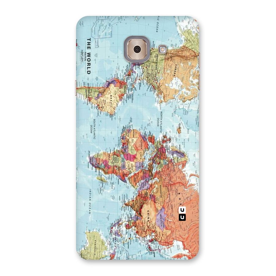 Lets Travel The World Back Case for Galaxy J7 Max