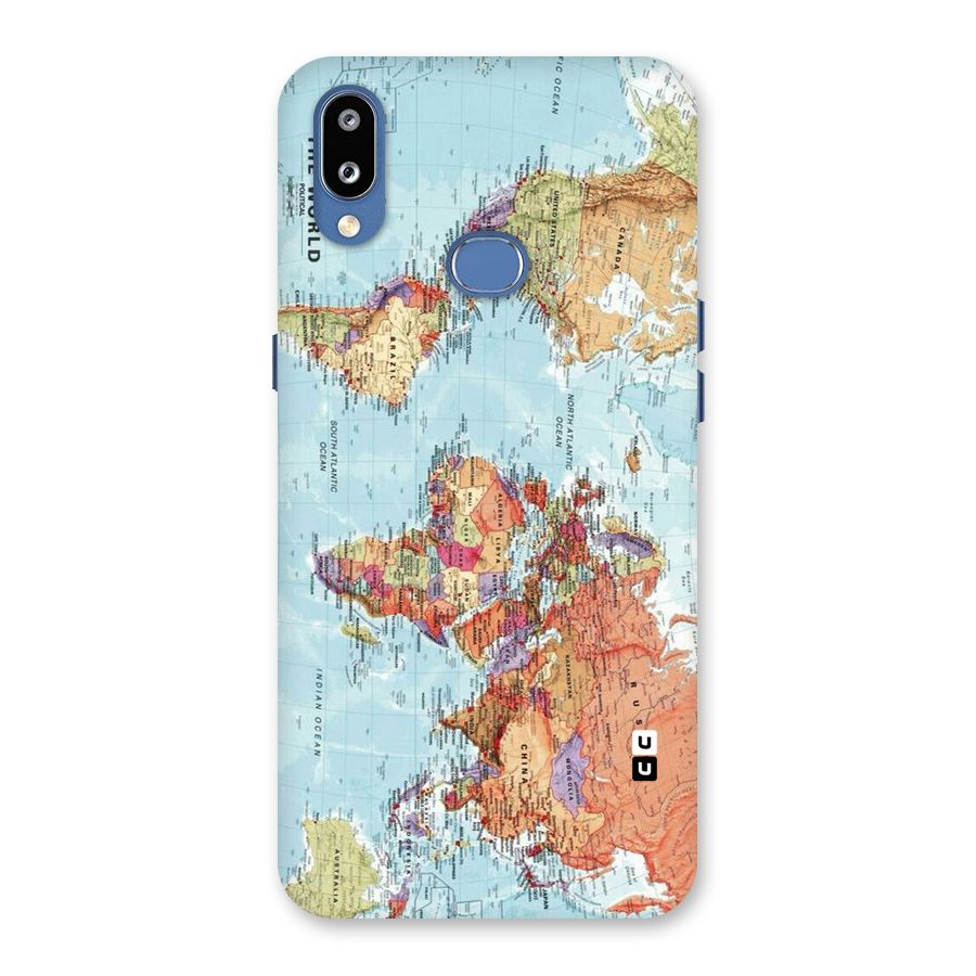 Lets Travel The World Back Case for Galaxy M01s