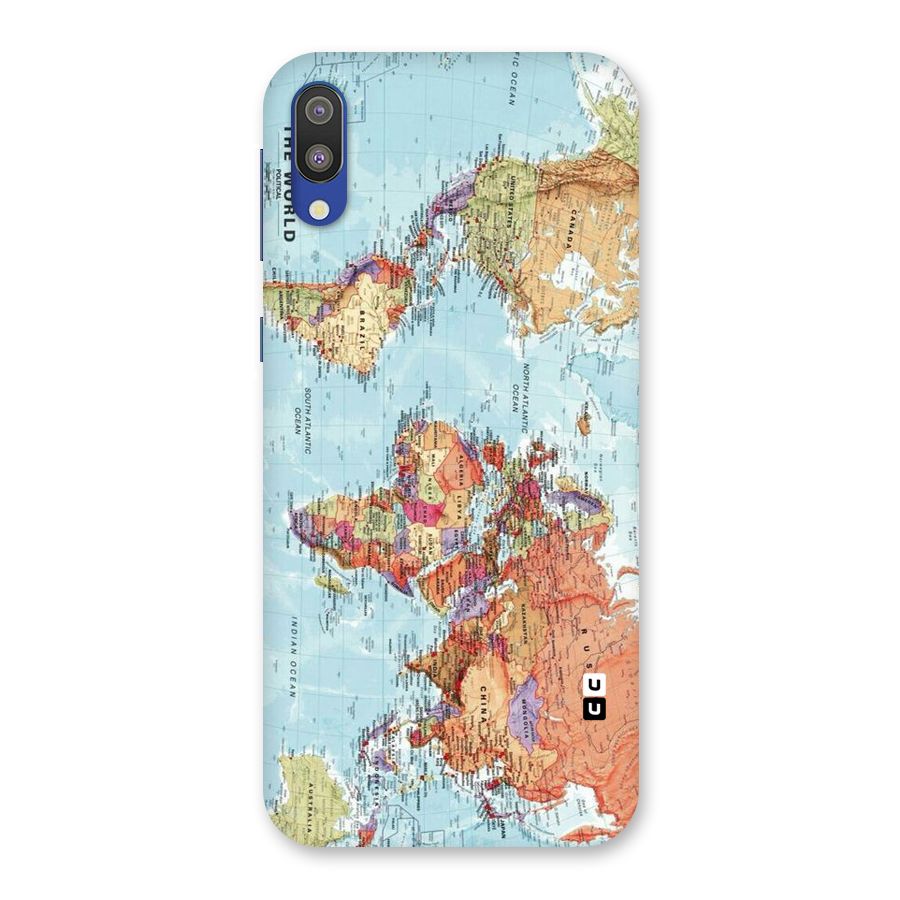Lets Travel The World Back Case for Galaxy M10