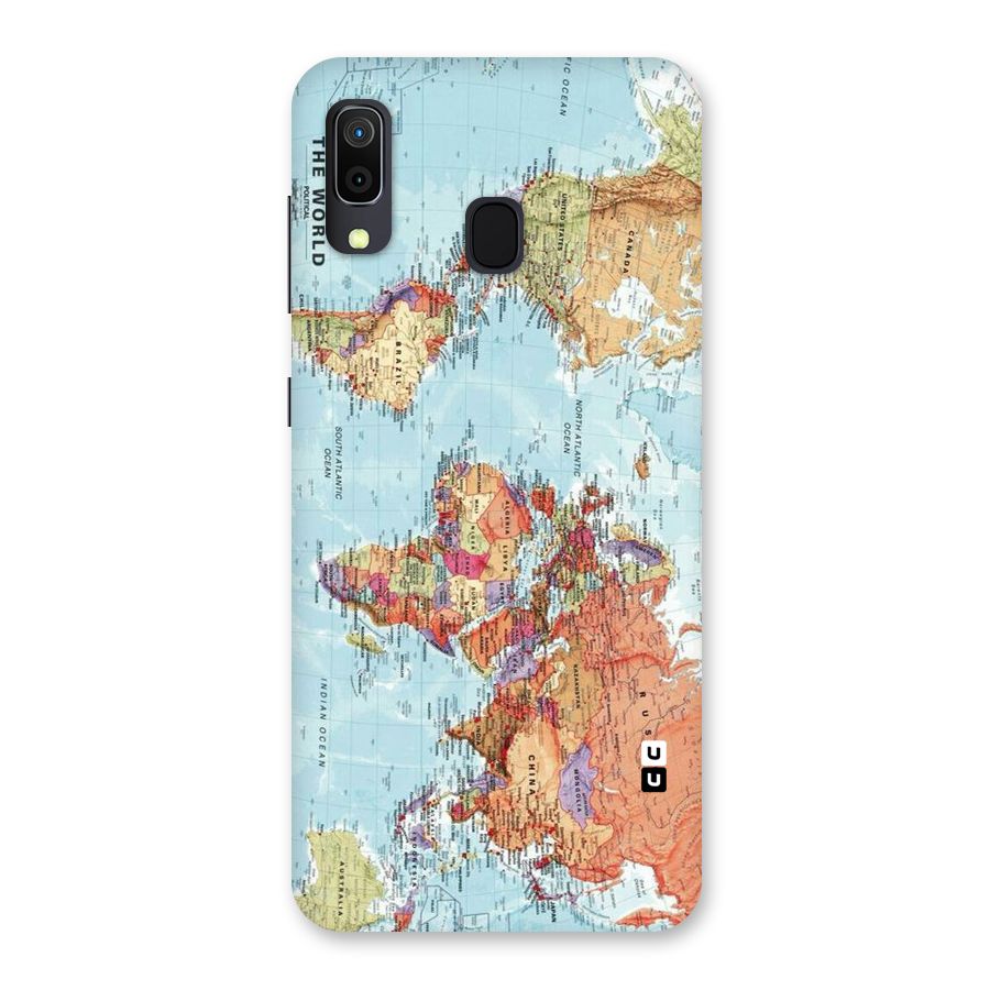 Lets Travel The World Back Case for Galaxy M10s