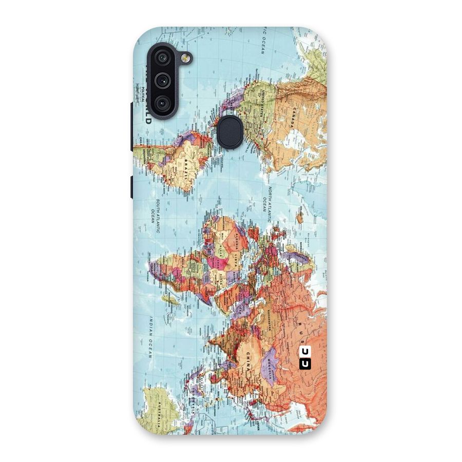 Lets Travel The World Back Case for Galaxy M11