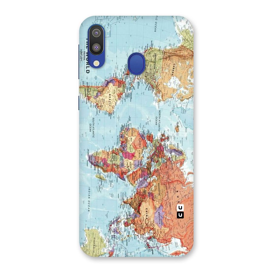 Lets Travel The World Back Case for Galaxy M20