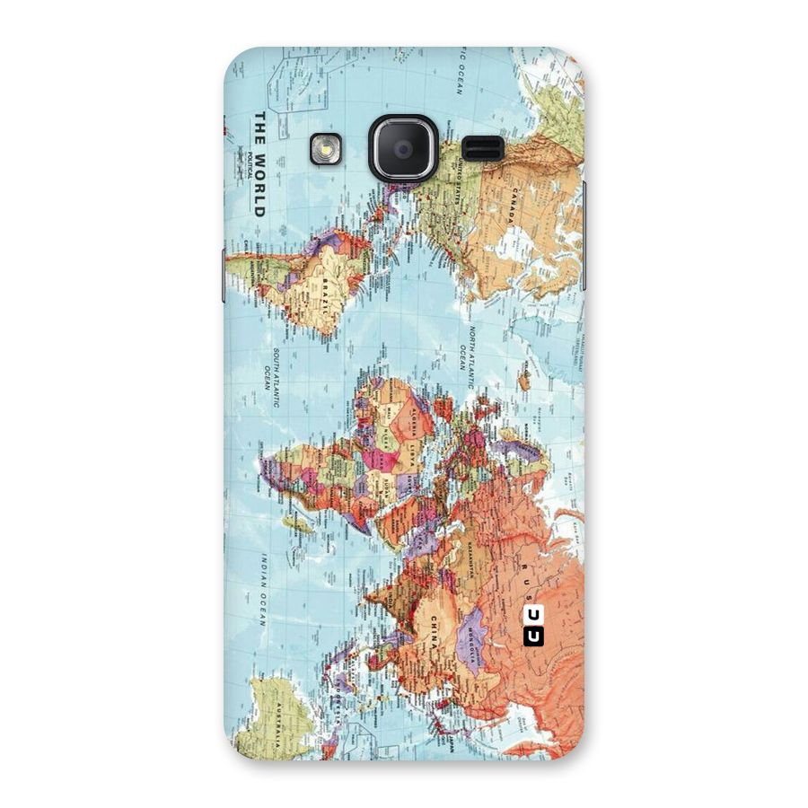 Lets Travel The World Back Case for Galaxy On7 2015