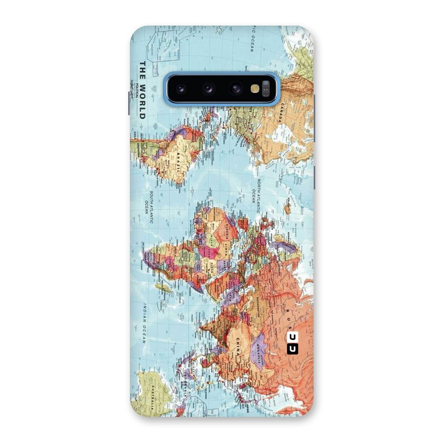 Lets Travel The World Back Case for Galaxy S10 Plus
