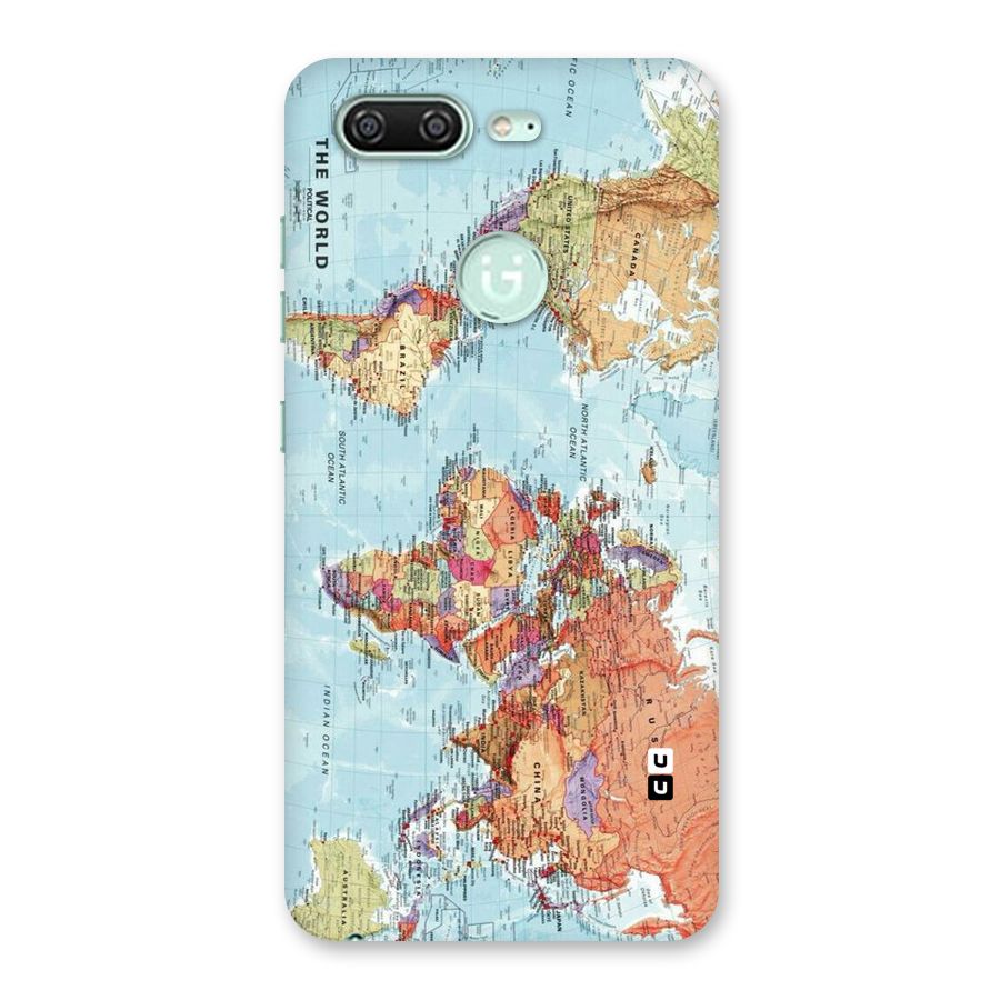 Lets Travel The World Back Case for Gionee S10