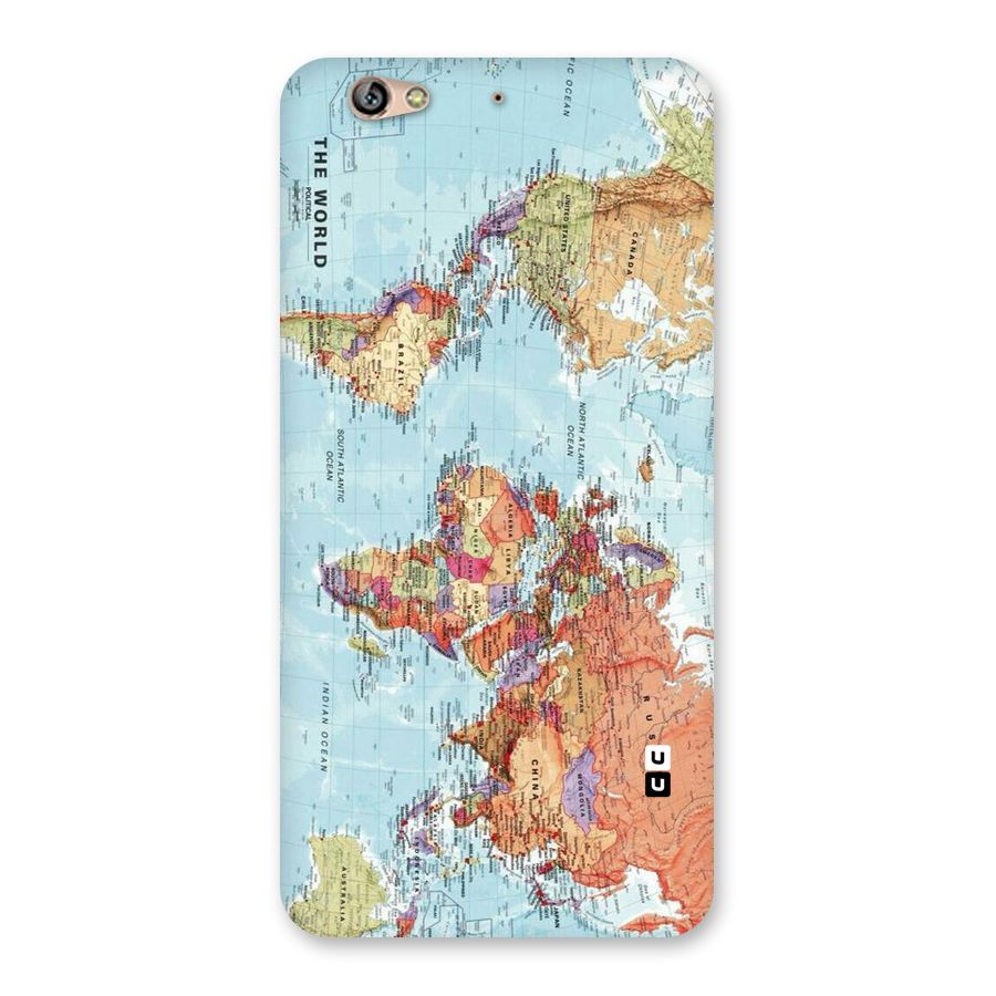 Lets Travel The World Back Case for Gionee S6