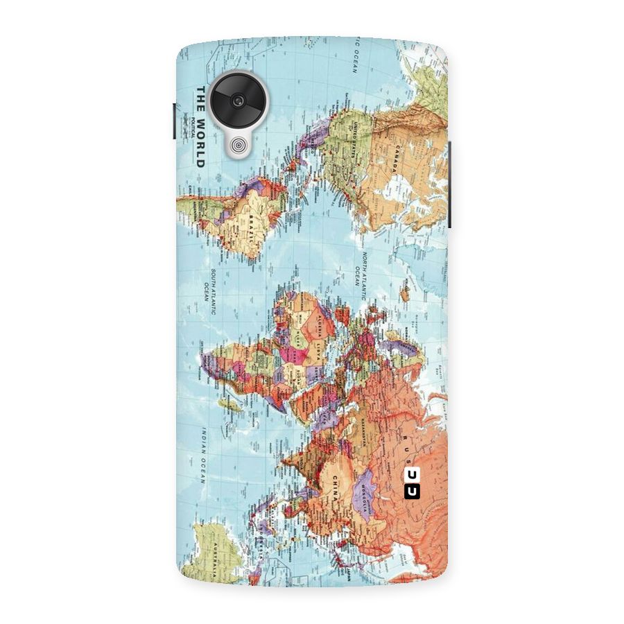 Lets Travel The World Back Case for Google Nexsus 5