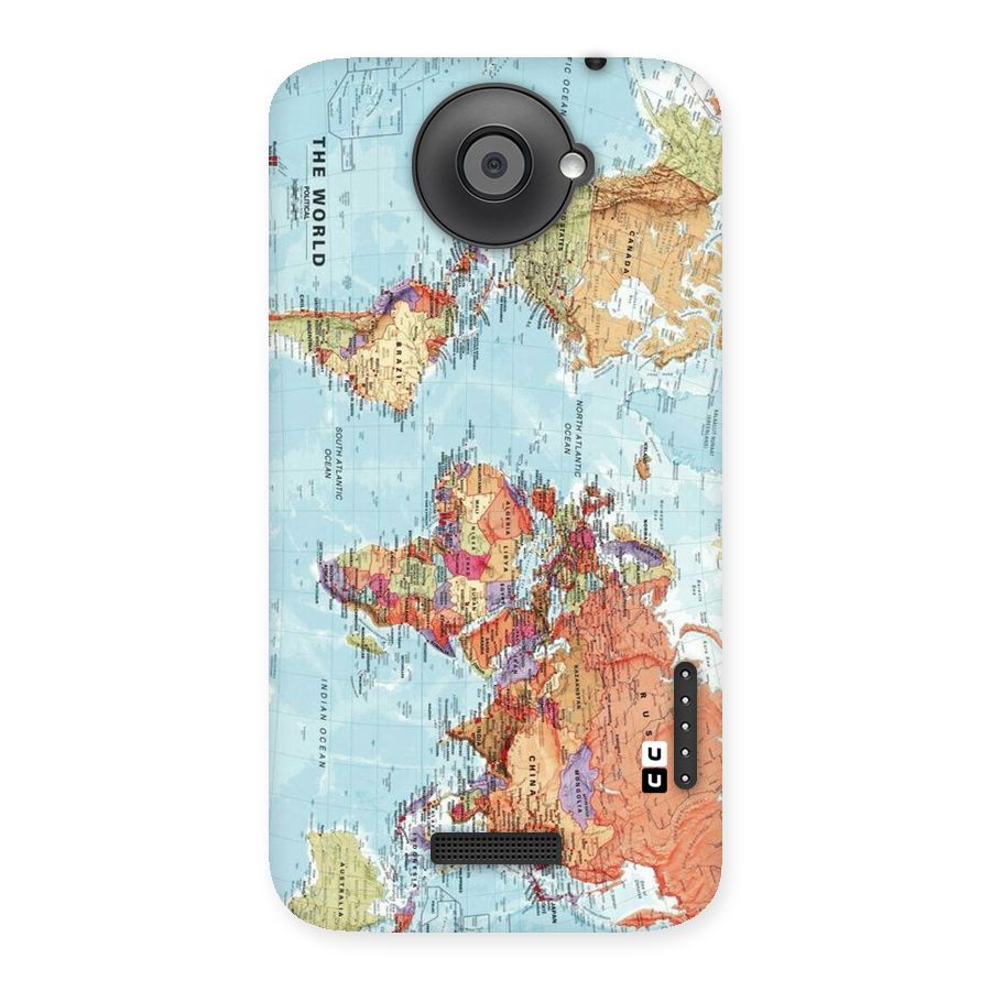 Lets Travel The World Back Case for HTC One X