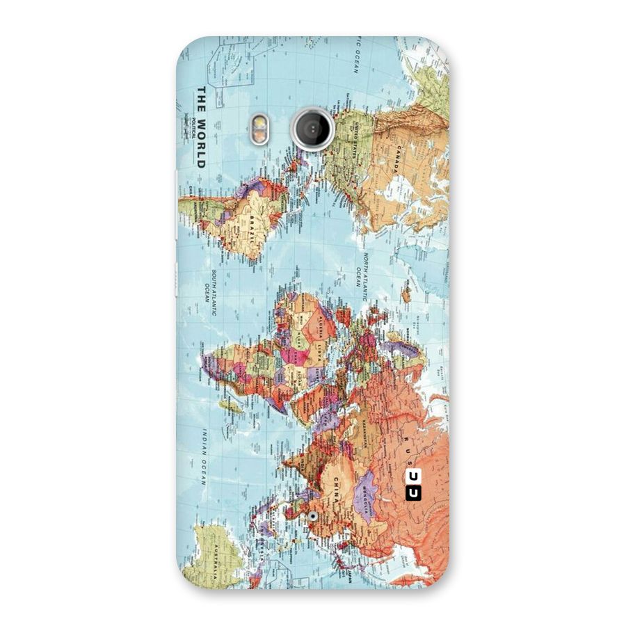 Lets Travel The World Back Case for HTC U11